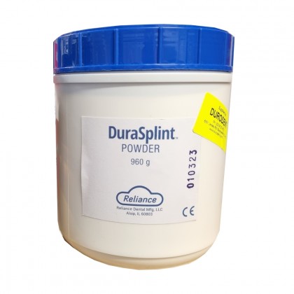 Reliance DuraSplint Self Cure Niteguard and Splint Material  - Clear - POWDER ONLY - 960g